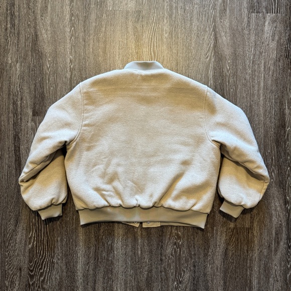 Standard Cloth Faux Wool Varsity Jacket - Picture 2 of 11